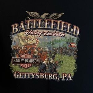 Gettysburg Harley Davidson, mens 2xl